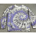 Los Angeles Lakers Tie Dye Sweatshirt Adult M Purple Gray NBA Crewneck