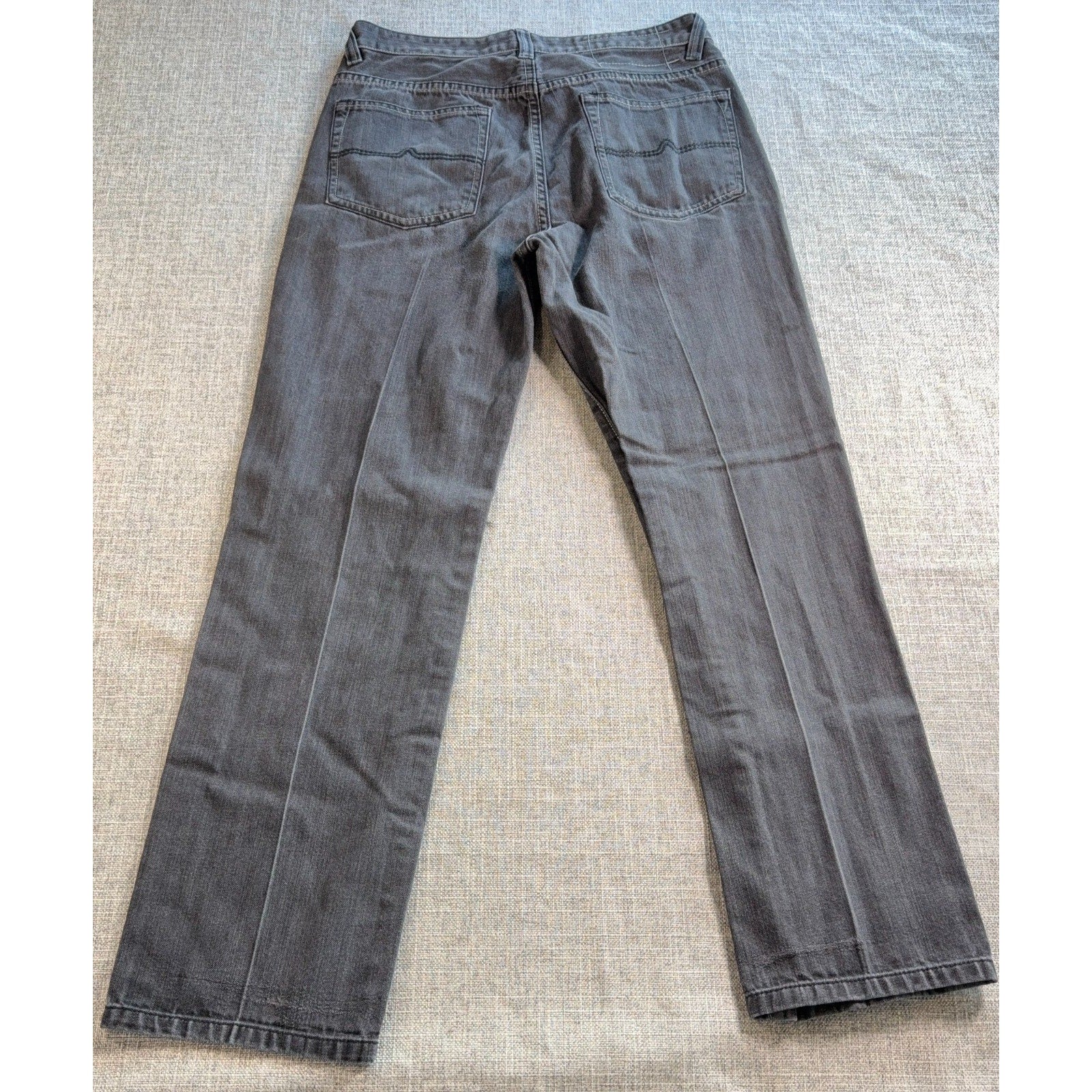 Ecko Unltd Jeans Mens 34x30 Gray Denim Straight Leg Y2K Streetwear 100% Cotton
