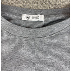 47 Brand Dallas Mavericks Crop Sweatshirt Womens M Gray Ribbed NBA Boxy