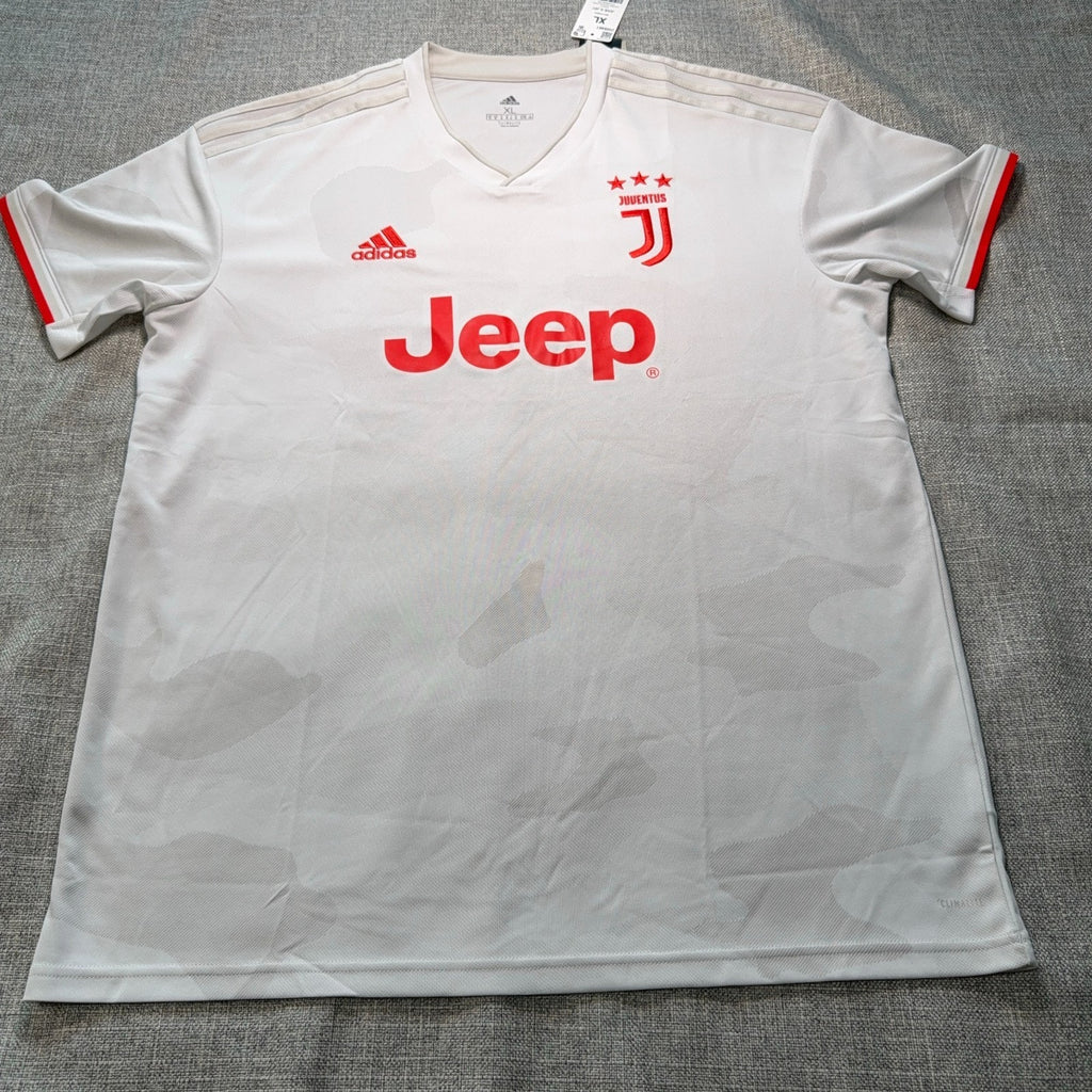 Adidas Juventus 2019/20 Away Jersey Men's XL White Red NWT DW5461