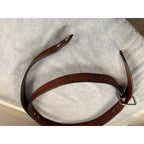 Turtleback Leather Gun Belt Heavy Duty CCW EDC Brown Leather Size ~46 USA Made