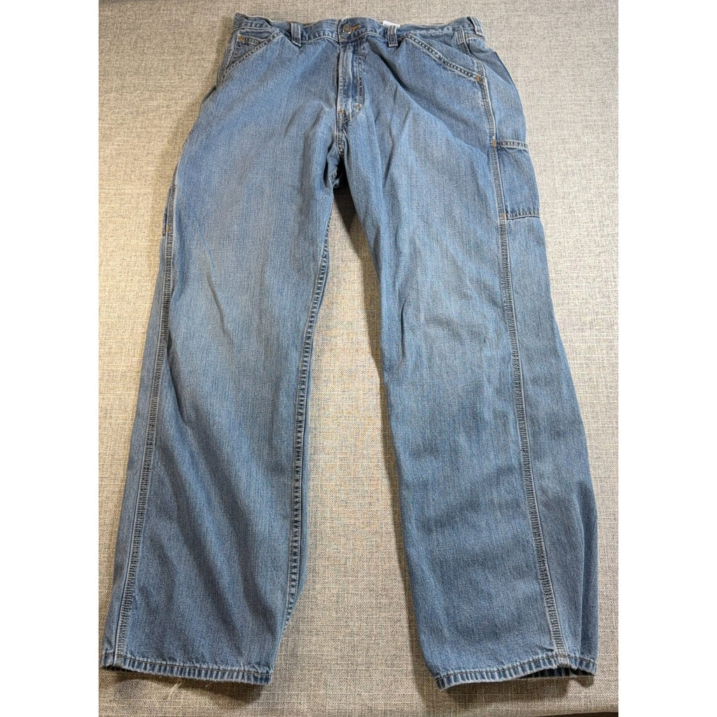 Levis Carpenter Jeans Mens 36x32 Loose Straight Light Wash Denim Workwear Y2K