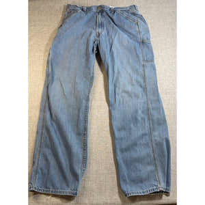 Levis Carpenter Jeans Mens 36x32 Loose Straight Light Wash Denim Workwear Y2K