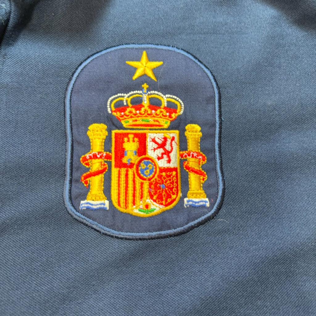 Spain Soccer Polo Mens XL Navy #7 One-Star Era España Embroidered