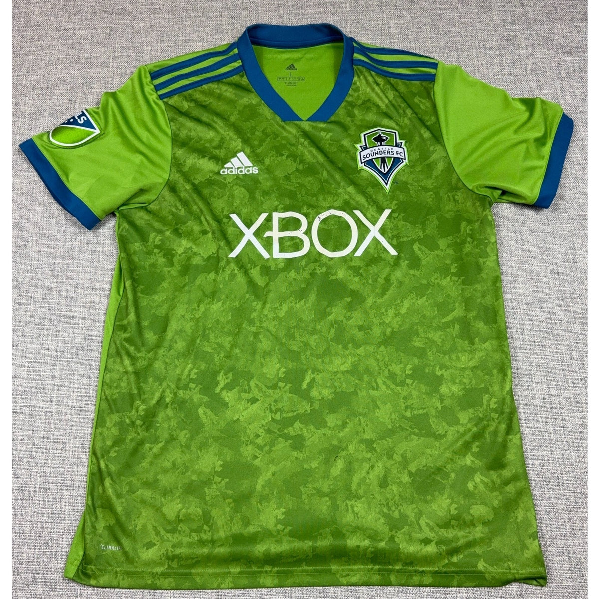 2018-19 Adidas Seattle Sounders FC Home Jersey Men's L Xbox MLS Green