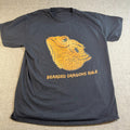 Bearded Dragons Rule Graphic T Shirt Men’s Medium Black Reptile Lizard Tee
