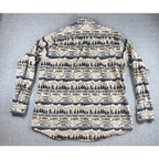 Woolrich Mens XL Fishing Shirt Fish Rods Trees Outdoor Print Button Down