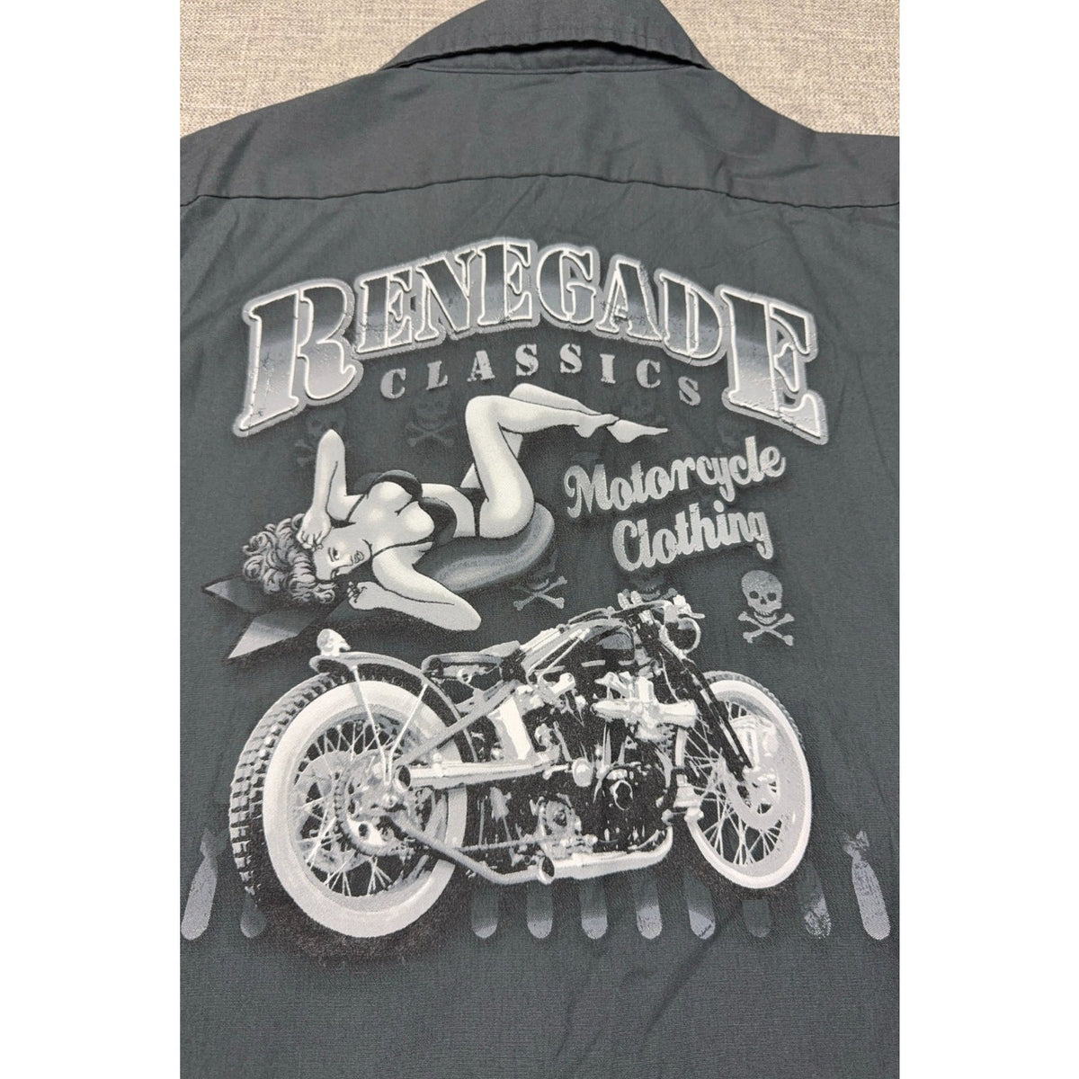 Dickies Renegade Classics Houston Pin-Up Work Shirt — Men’s XL