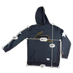 Cousins Panthers Hoodie Mens L Black Chenille Panther Stars 1966 Sportswear