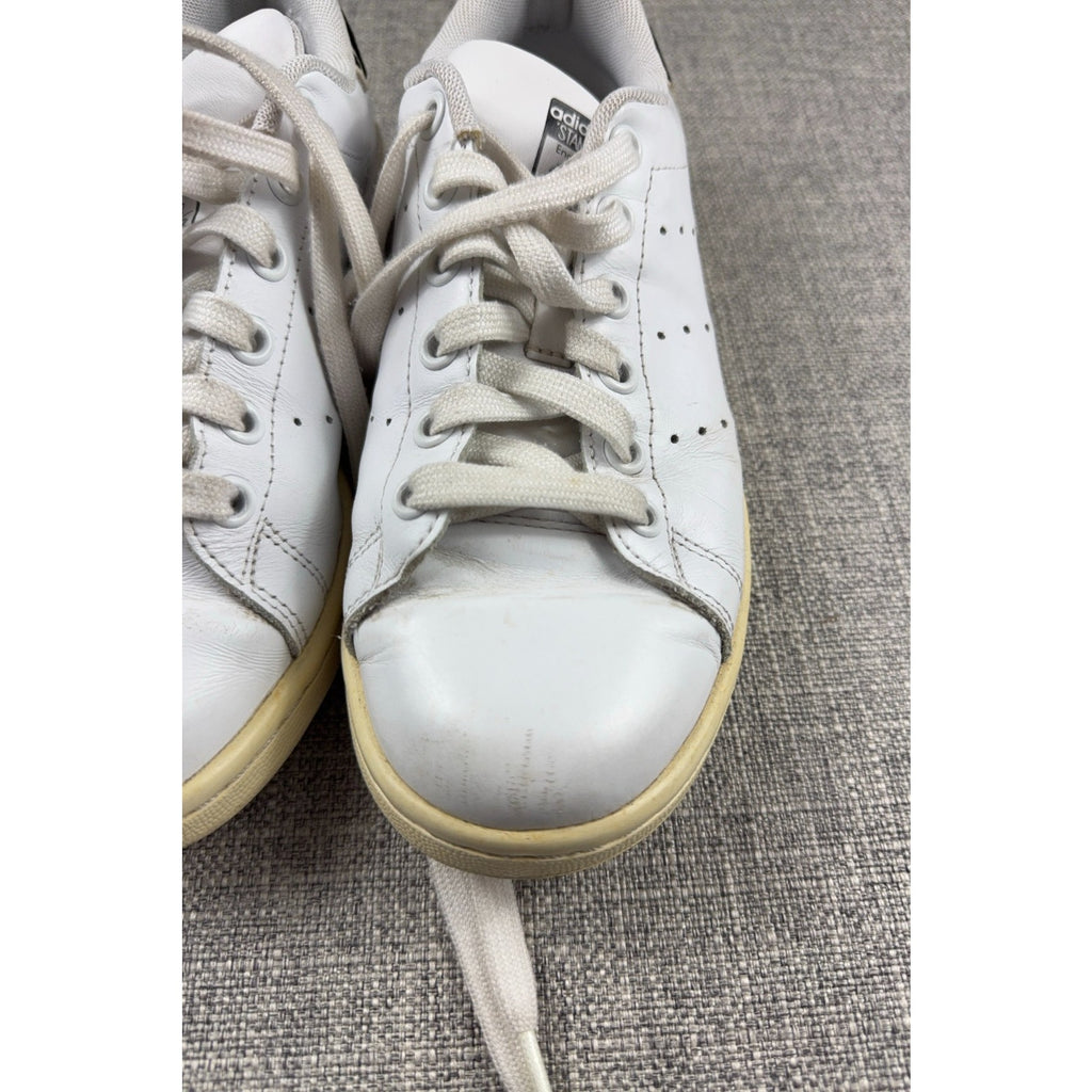 adidas Stan Smith White Zebra Women’s 6 Leather Sneakers B26590 Animal Print