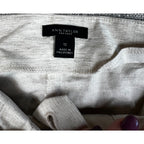 Second Half Supply Co, LLC Ann Taylor Factory size 12 clothing label on heathered gray linen blend fabric