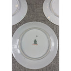 Second Half Supply Co, LLC antique PM Moschendorf Bavaria porcelain plate back showing hand-painted maker mark