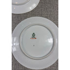 Second Half Supply Co, LLC antique PM Moschendorf Bavaria porcelain plate back with green maker mark and handpainted text