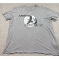 Second Half Supply Co, LLC gray Armani Exchange graphic t-shirt featuring an eagle and flock of birds print.