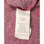 Second Half Supply Co, LLC clothing care label for a Soft Surroundings red and gray plaid tunic made in Turkey