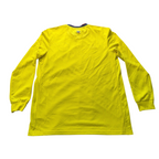 Second Half Supply Co, LLC Adidas Colombia 2020/21 home long sleeve soccer jersey back view in yellow