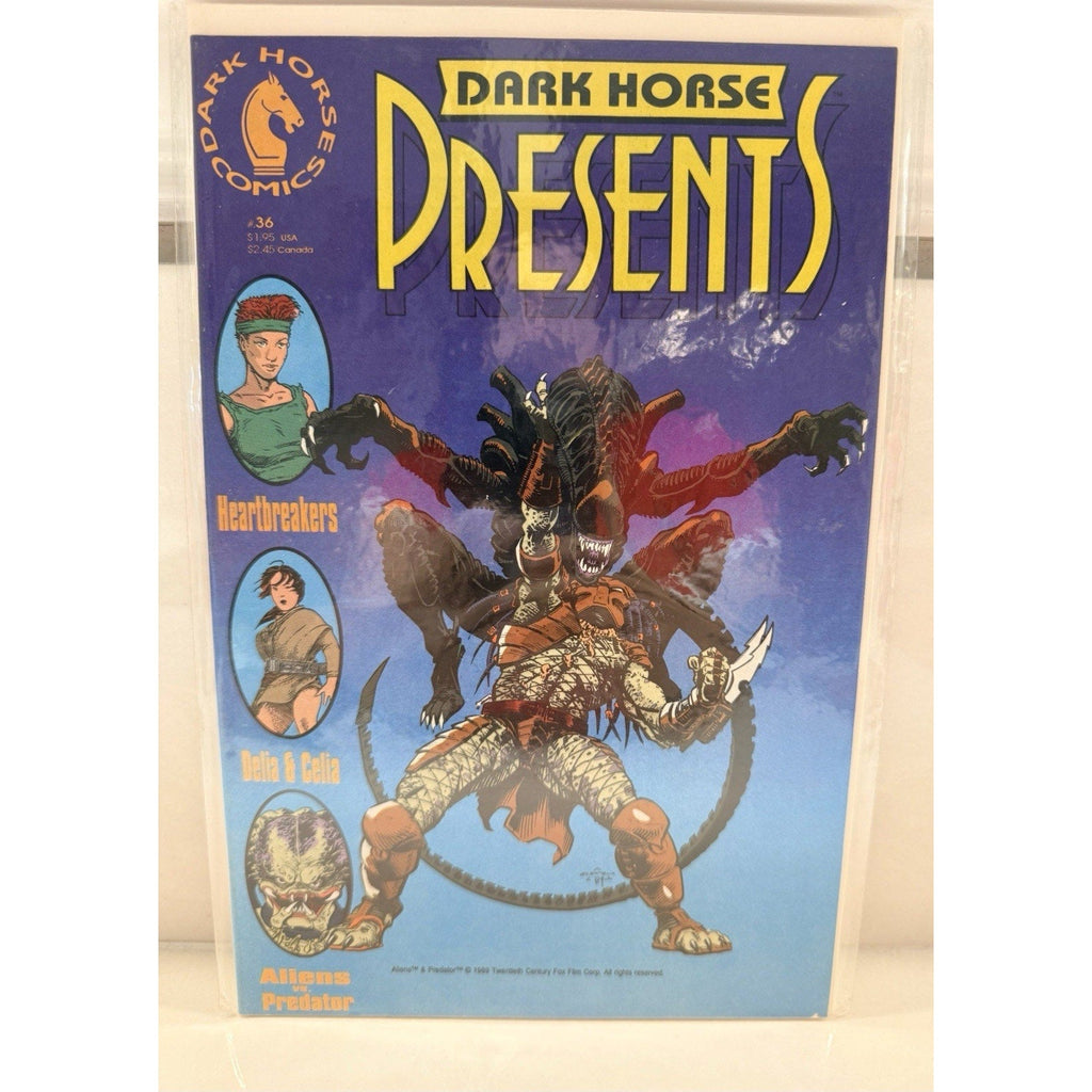 Second Half Supply Co, LLC Dark Horse Presents #36 comic book featuring Aliens vs Predator cover art