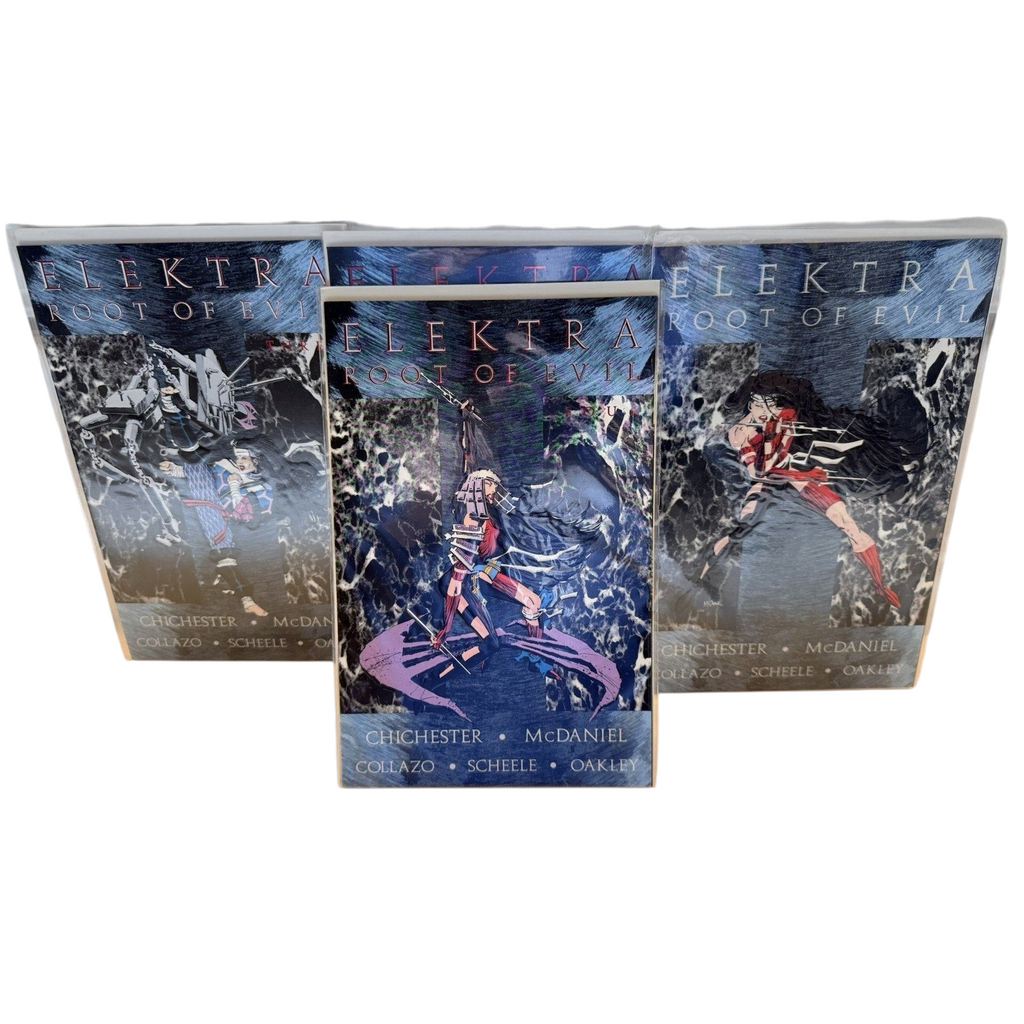 Second Half Supply Co, LLC Elektra Root of Evil 90s Marvel comic book lot in protective bags
