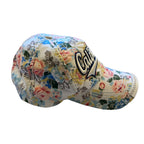Second Half Supply Co, LLC Robin Ruth California floral quilted snapback hat in cream with multicolor print