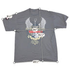 Second Half Supply Co, LLC dark grey Foreigner band graphic t-shirt with winged guitar print and concert details