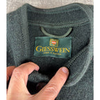 Second Half Supply Co, LLC vintage Giesswein boiled wool jacket label showing Made in Austria branding