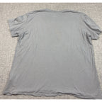 Second Half Supply Co, LLC gray Armani Exchange graphic t-shirt back view showing plain fabric
