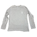 Second Half Supply Co, LLC heather gray long-sleeve Tottenham Hotspur shirt with white embroidered club crest