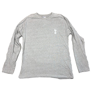 Tottenham Hotspur Shirt 3XL Gray Long Sleeve Embroidered Crest Raglan Spurs