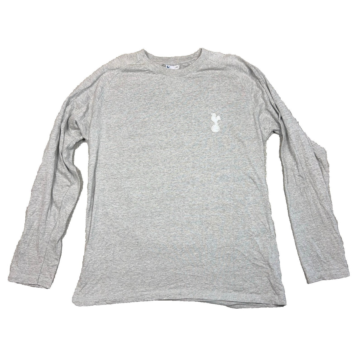 Second Half Supply Co, LLC heather gray long-sleeve Tottenham Hotspur shirt with white embroidered club crest