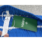 Second Half Supply Co, LLC Halara electric blue wide-leg pants with elastic drawstring waist and original brand tags
