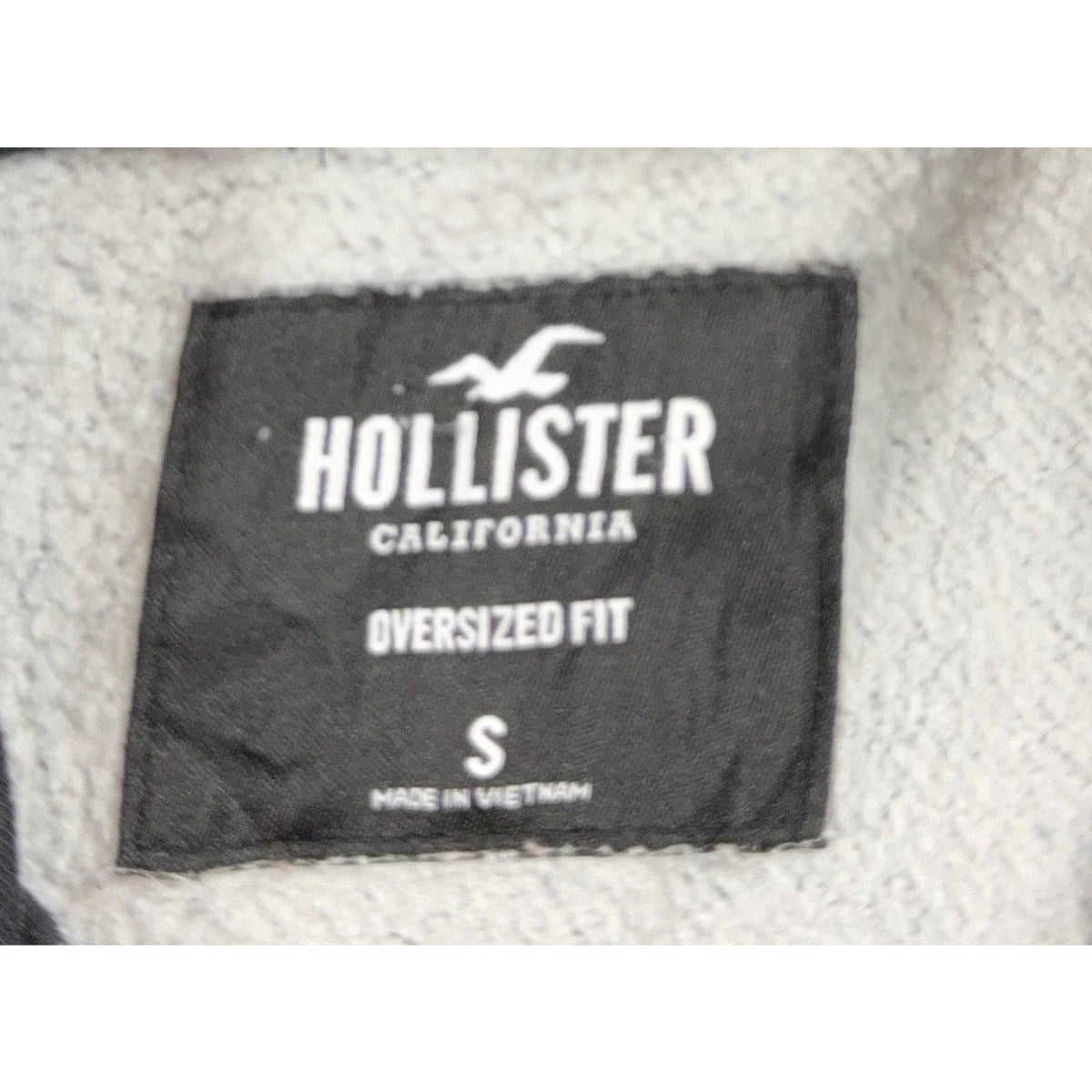 Second Half Supply Co, LLC Hollister California oversized fit hoodie size small clothing label