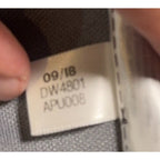 Second Half Supply Co, LLC LAFC Adidas training top interior care tag showing style code DW4801 and 09/18 date