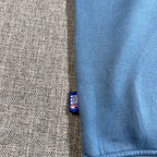Second Half Supply Co, LLC blue fleece sweatshirt with official NBA logo patch on the lower hem
