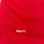 Second Half Supply Co, LLC red NikeFIT performance fabric detail on a Türkiye national soccer jersey
