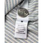 Second Half Supply Co, LLC PacSun shirt fabric care tag showing rayon cotton blend and size medium
