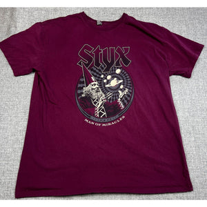Styx Man Of Miracles Graphic Concert Tour T-Shirt