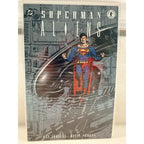 Second Half Supply Co, LLC Superman vs Aliens comic book cover featuring Superman standing over a Xenomorph