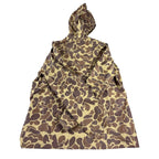 Second Half Supply Co, LLC vintage Royal Red Ball duck camo hooded rain jacket with brown and tan pattern