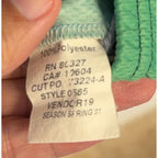 Second Half Supply Co, LLC vintage Pearl Izumi cycling jersey polyester care and season tag from Spring 2001